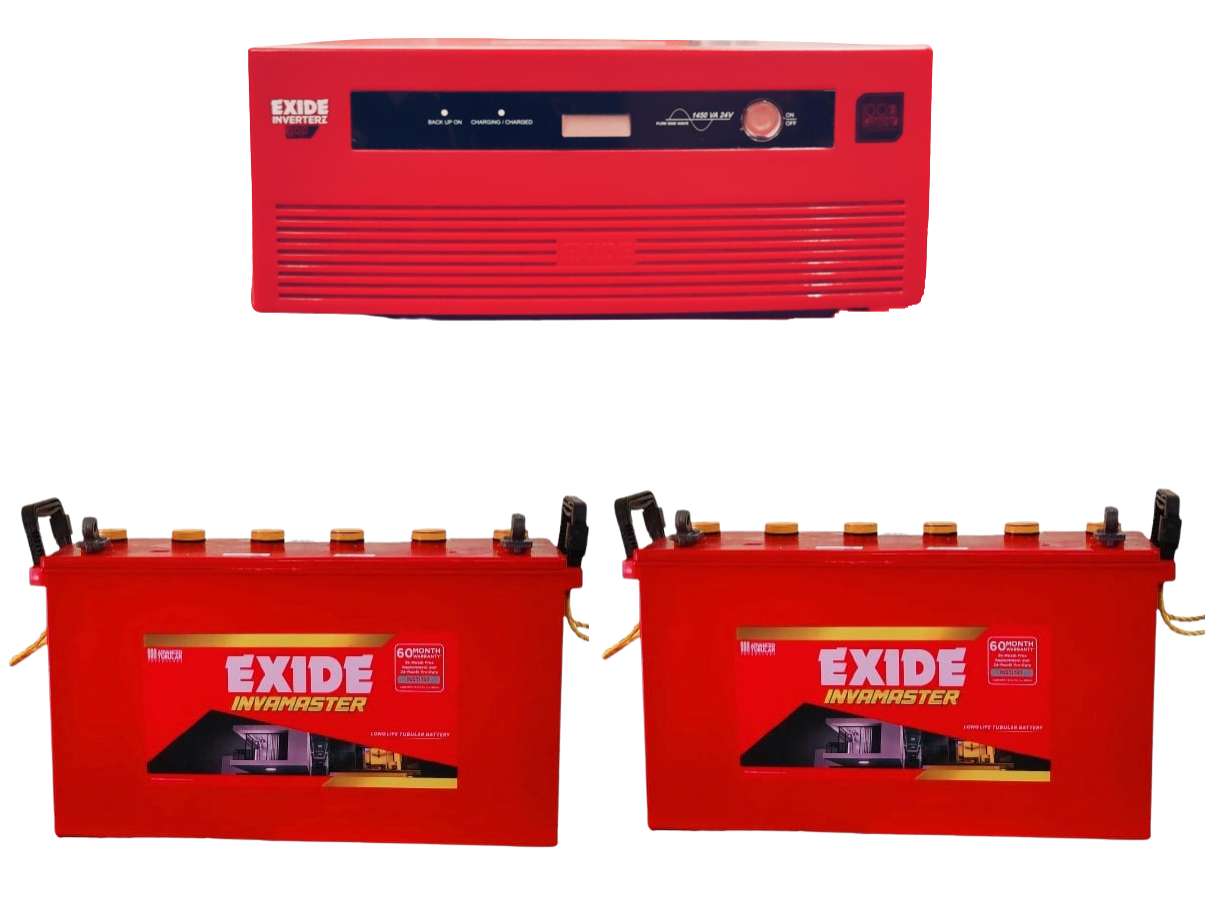Exide 24V 1450 Inverter And Exide Inva Master 150AH 2 NOS Combo Price